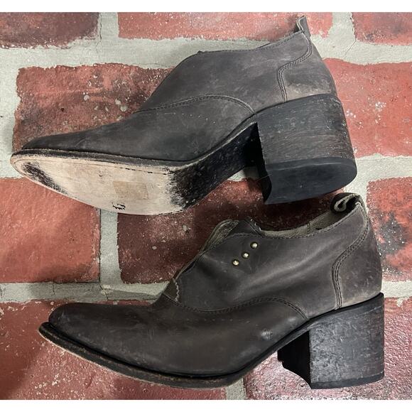 Freebird By Steven Sadie Leather Booties Women’s Size - Picture 3 of 9